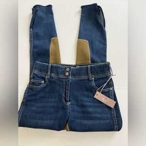 GoodeRider Equestrian Jeans Mid Rise Vintage Wash New with Tags Size 24 R